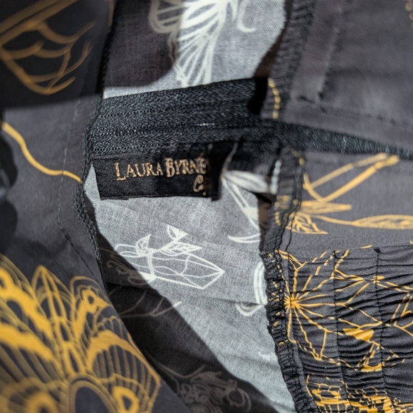 PUG cotton sateen moth print skirt - Picture 2 of 3